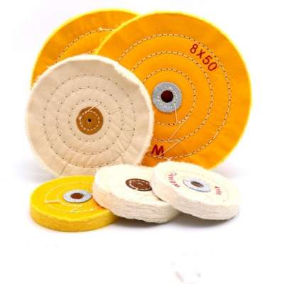 High Quality White/Yellow Dental Polishing Cotton Wheels /Polish Buffing Wheel