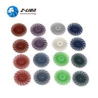 Z-LION 2.35mm 3 mml Bristle Disc Kit Abrasive Polishing Head Wheel For Saw Blade Polishing Tool